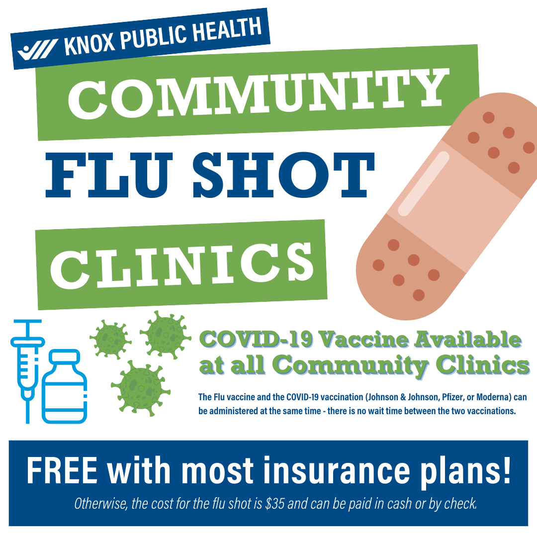 2021 Flu shot clinics for social media 09212021 Instagram Post Twitter Post