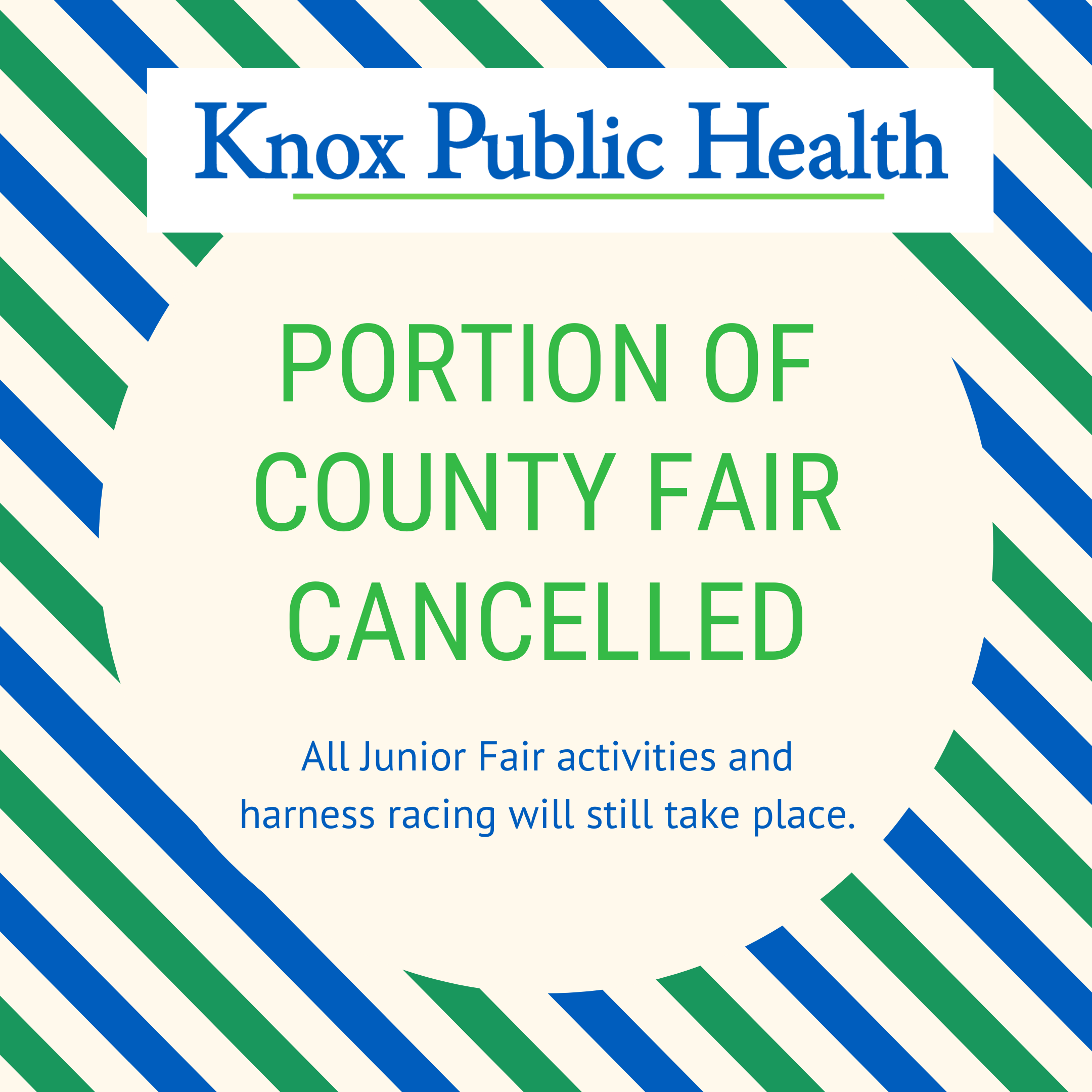 Portion of county fair cancelled 1
