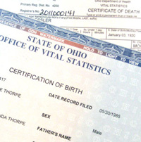 State of Ohio Office of Vital Statistics